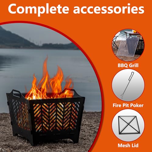 Outvue ABCDEFG 20 Inch Fire Pits For Outside thumb #1