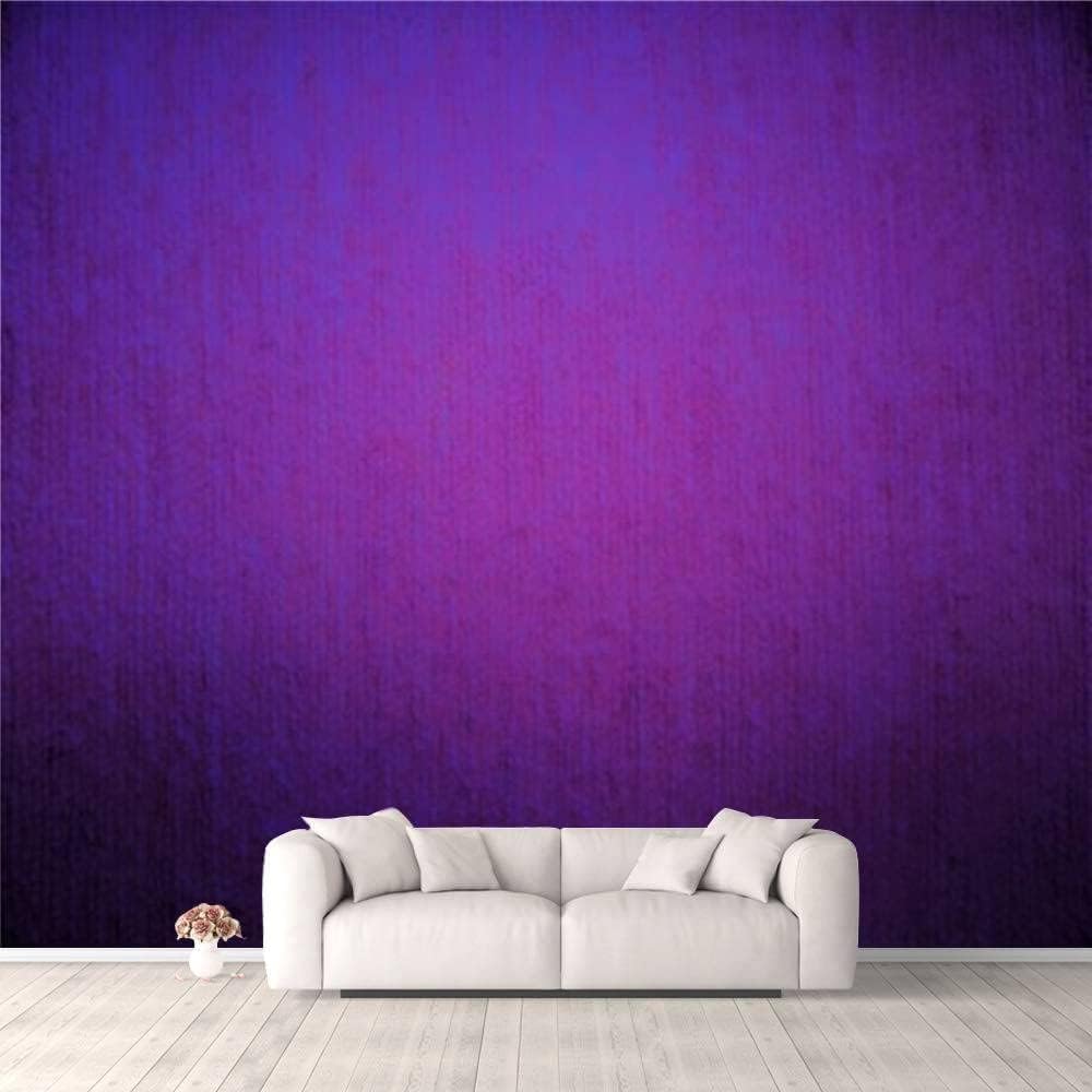 3D Papier Peint Intisse Simple Violet Fresque Murale Salon
