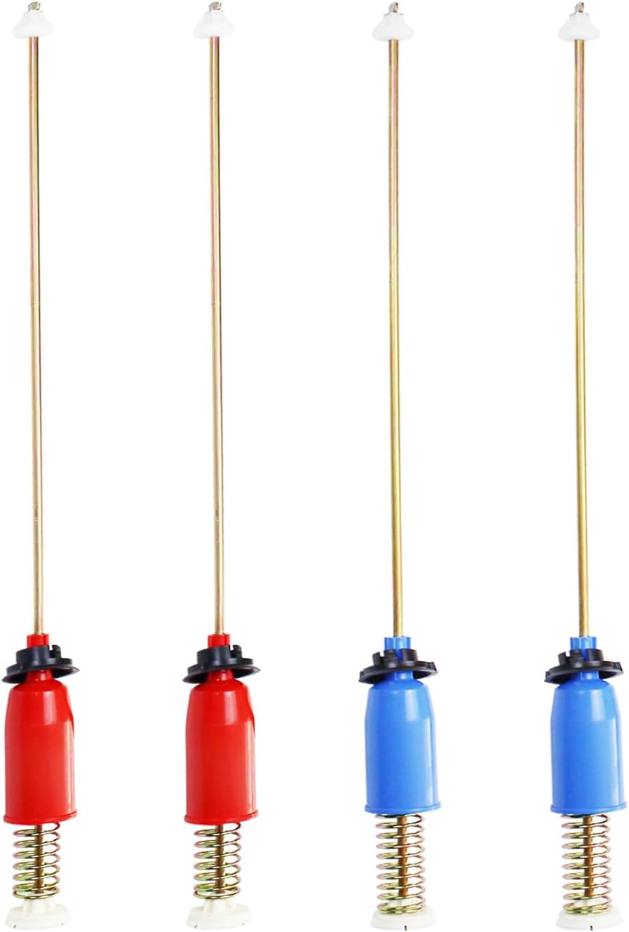 Upgraded WH16X10158 WH16X10159 Washer Suspension Rod Set Spring Assembly Set 4PCS Replace PS3654190 PS3654191 Rod, Fit for GE and Hotpoint GTWN4250D0WS GTWN4250D1WS GCWP1800D1WW Washer Parts