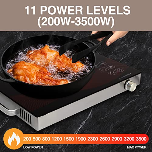 image for KOCONIC Countertop Cooktop 3500W Infrared Burner Glass Ceramic Hot pla