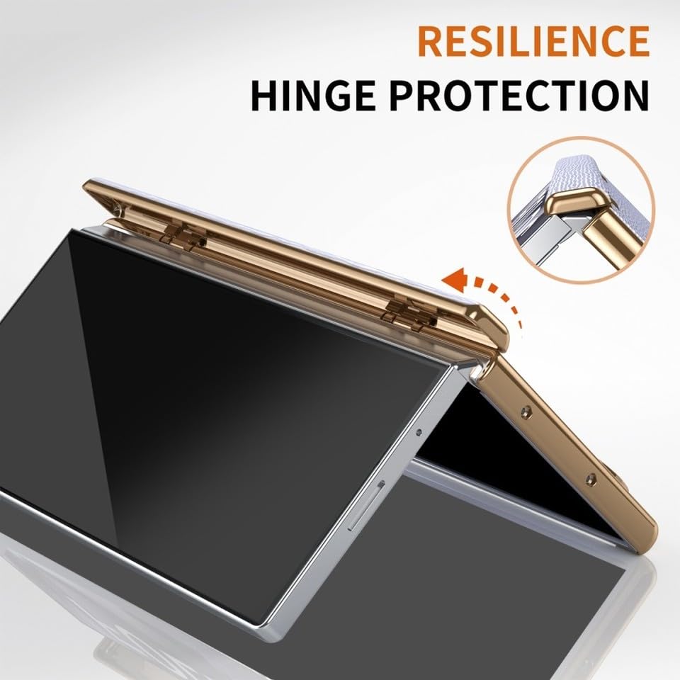 Étui Samsung Galaxy Z Fold 6 anti-chute sangle cuir intégrée - 5