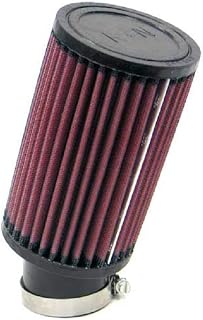 K&N Universal Clamp-On Air Intake Filter: High Performance, Premium, Washable, Replacement Air Filter: Flange Diameter: 1.9375 In, Filter Height: 6 In, Flange Length: 2 In, Shape: Round, RU-1420