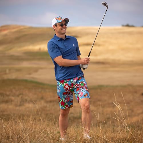 Image of Royal & Awesome Funny Golf Shirts for Men, Mens Golf Shirt, Crazy Golf Shirts for Men, Fun Golf Polos for Men, Mens Polo Golf