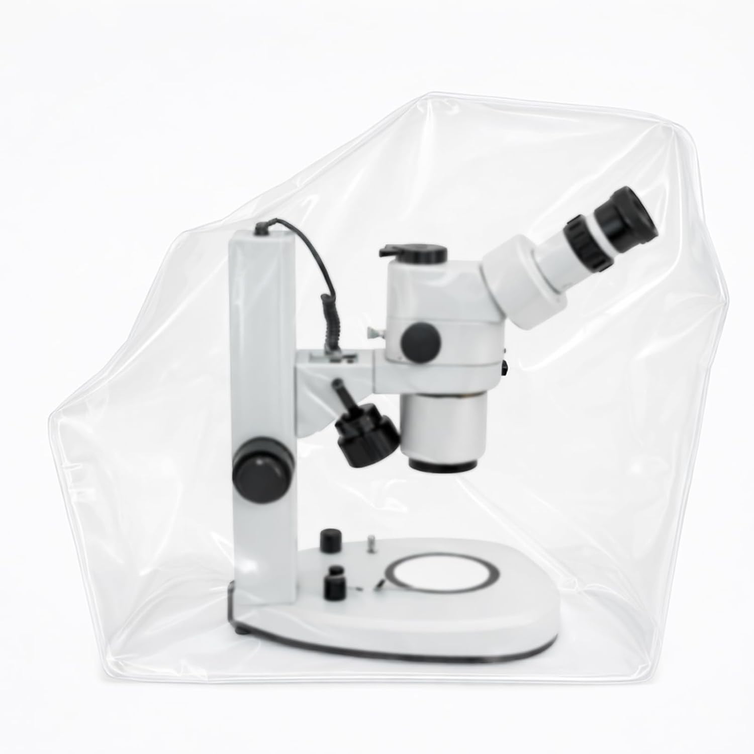 Stereoscopic Microscope Dust Cover Fit Full Size Standard Microscopes - Lab lensmeter Instruments Accessories, PVC, 22" x 13" x 20.8"