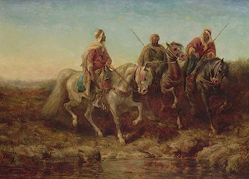 Peinture murale célèbre d'Adolf Schreyer impression toile premium