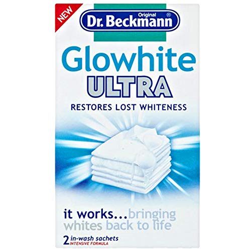 Dr Beckmann Glowhite Ultra - Blanqueador de tela (2 bolsas de 40 g)