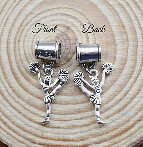 Cheerleader Necklace With Megaphone Charm On A 14 Inch Silver Stainless Steel Chain With 2 Inch Extender. Cheerleader. Cheer Girl. Little Girls Necklace #TOP5