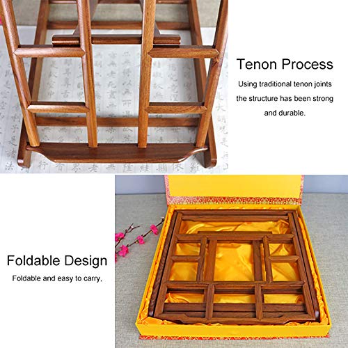 Suporte portátil dobrável para leitura de livros, suporte de música ajustável para livros de receita