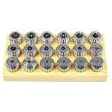 All Industrial 41800 | 18 Pc. 3-20mm x 1mm ER32 Collet Set