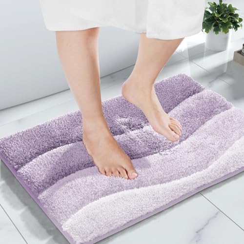 Yimobra Bathroom Rugs, Luxury Plush & Fluffy Bath Mats Non