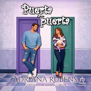 Diseño de la portada del título Puerta con puerta