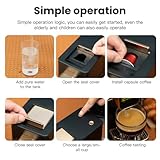 Espresso Machine for Coffee Capsules Compatible with Nespresso OriginalLine Machine, Espresso Maker for Nespresso OriginalLine, Bestpresso Coffee Capsules Peet's Espresso more (Black) - Image 7