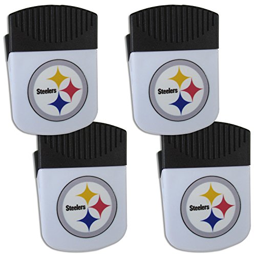 Nfl Siskiyou Sports Fan Shop Pittsburgh Steelers Chip Clip Magnet With Bottle Opener 2 Pack Team Color #TOP30