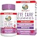 Eye Vitamins – Eye Care Gummy Chewable Supplements – Zeaxanthin, Lutein Multivitamins – Sugar Free Gummies with All Natural Ingredients – Vegan, Paleo Friendly, Celiac Friendly – 45 Day Supply (90 C