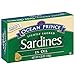 Ocean Prince Sardines in Oil, 4.25-Ounce Cans (Pack of 12)