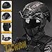 Tactical Airsoft Helmet Set - Paintball Thickened Fast MH Helmet 90° Flip Goggle Steel Mesh Mask Helmet Cover