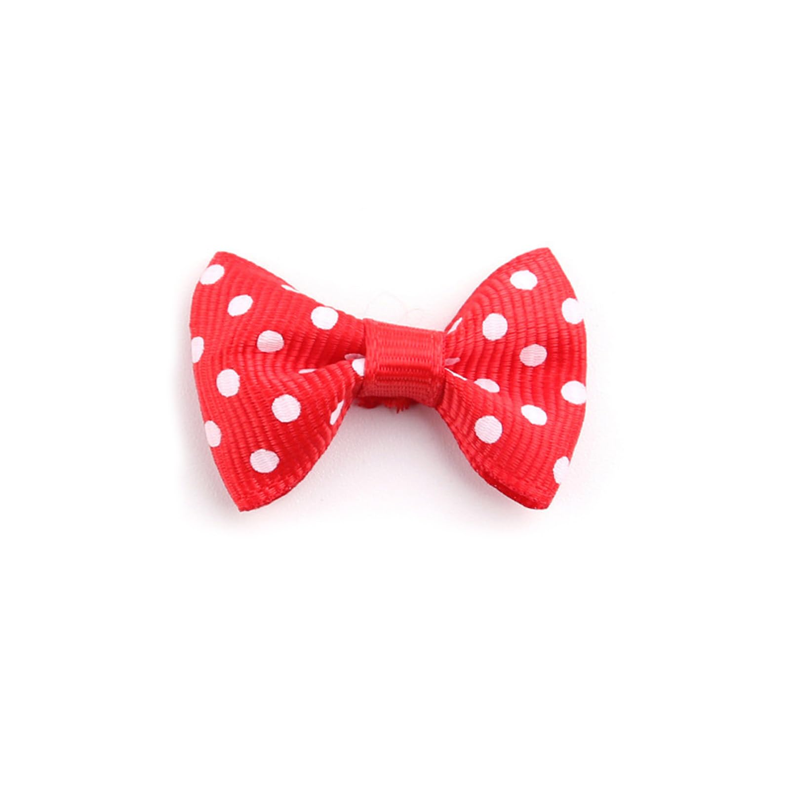 Tsophreniq 500Pcs Colorful Dot Bowknot for Making Hair Pin Hair Bow, Grosgrain Ribbon Bow Embellishments for Wrap Embellishments