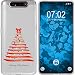 Produktbild PhoneNatic Silikonhülle für Samsung Galaxy A80 Christmas X Mas M1 Galaxy A80 + Schutzfolie