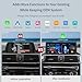AUTOabc Wireless CarPlay/Android Auto 10.25'' Touchscreen Multimedia Radio Receiver for BMW 3 4 Ser F30/F31/F32/F33/F34/F36 2012-2016 Year with NBT-System HD 1920*720 Resolution Keep Car OEM Features