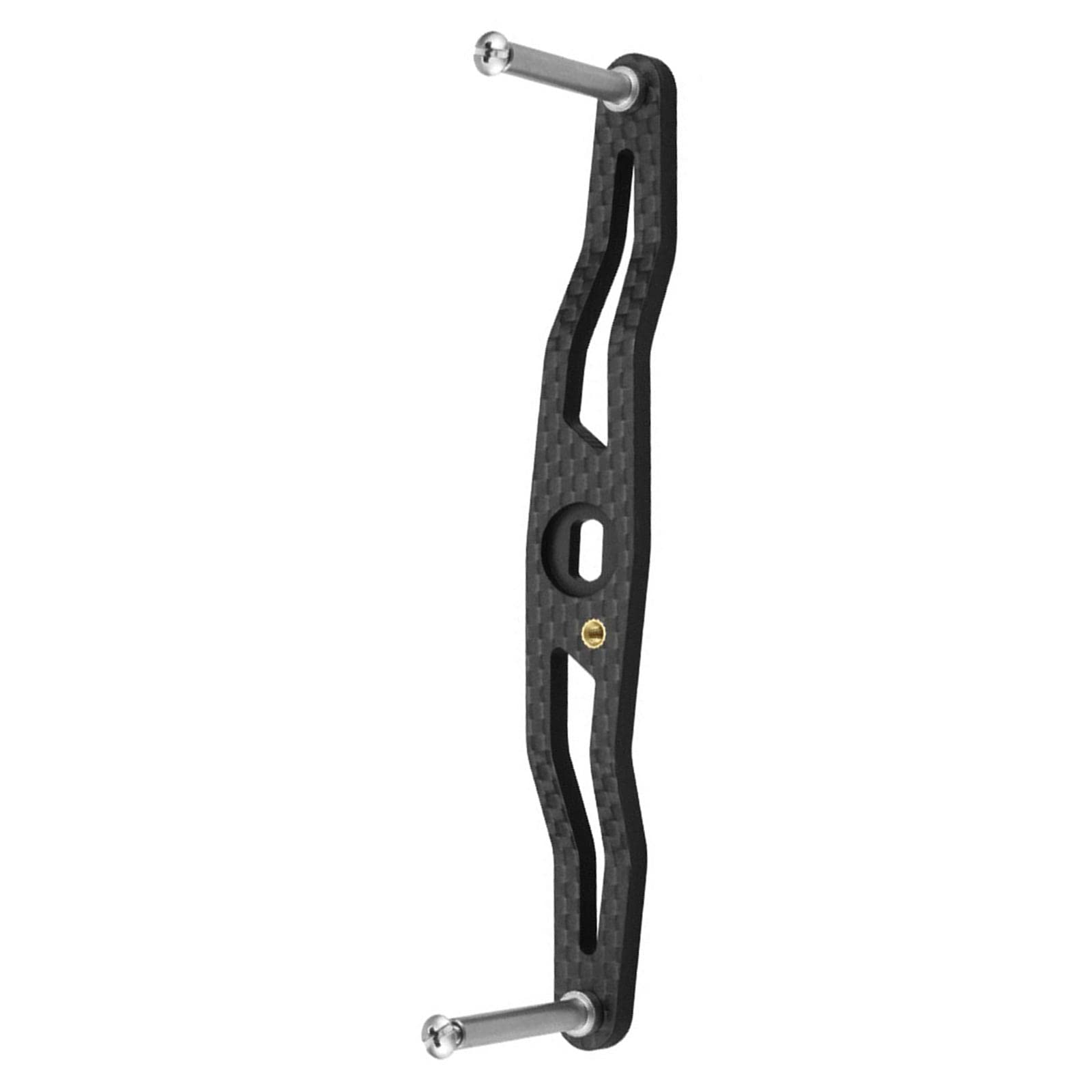 kowaku Poignée Moulinet de Pêche Fibre de Carbone Poignée Manivelle Accessoire Remplacement Gauche Droite Adaptée Bricolage Réparation Moulinet Pêche Loisir