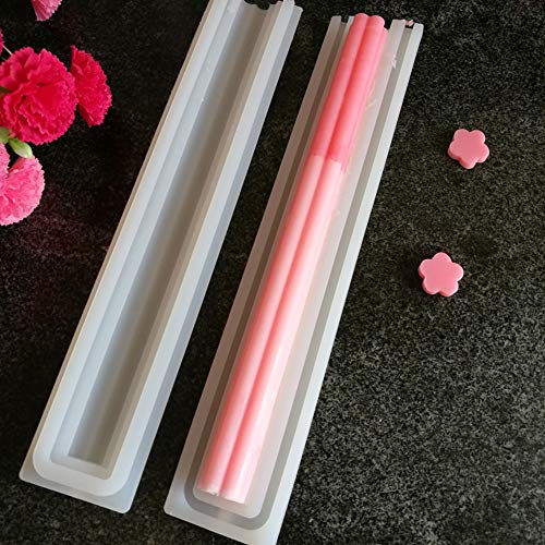 Echodone Flower Tube Column Silicone Soap Candle Mold Embed Soap Making Supplies Silicone Mold For Soap #TOP2
