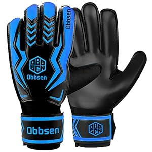 Obbsen Torwarthandschuhe mit Fingersave Fußballhandschuhe