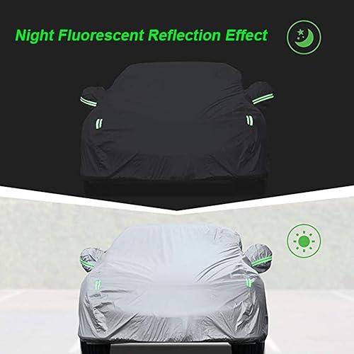 Miniatura 9 de Funda para automóvil compatible con Toyota FJ40, cubierta exterior completa, transpirable, para exteriores, impermeable, resistente al viento, al