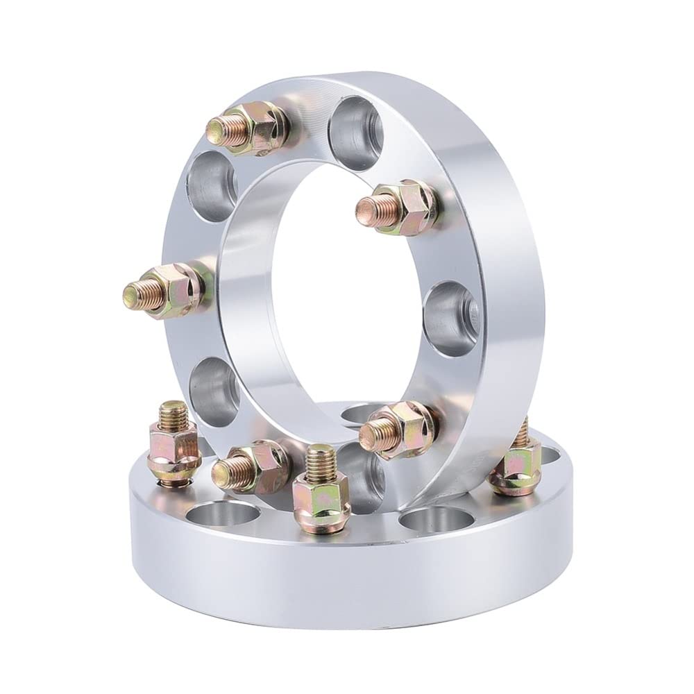 Joints Moyeu Roue Élargis Adaptateur D'espacement Roue Voiture PCD 5x139.7mm Alésage Central M12x1.5 108MM Moyeu Centré 5 Adaptateurs D'espacement Roue Aluminium 4 Pièces/Ensemble
