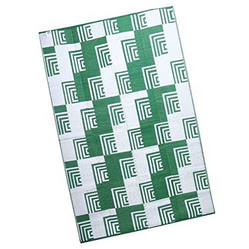 Naqsh Outdoor Indoor Plastic Rug - Foldable Reversible Outdoors Waterproof And Washable Patios Garden Decor, Size (3X5 Feet, Olive Green) #TOP6