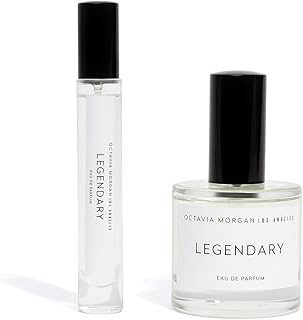 OCTAVIA MORGAN LEGENDARY Eau De Parfum - A Woody Spicy Travel Perfume with Amber, Cardamom & Papyrus, Crafted for Clean Elegance & Long-Lasting Presence- Unisex Fragrance with Rich, Modern Depth- 50ML