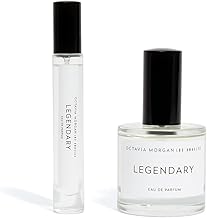OCTAVIA MORGAN LEGENDARY Eau De Parfum - A Woody Spicy Travel Perfume with Amber, Cardamom & Papyrus, Crafted for Clean Elegance & Long-Lasting Presence- Unisex Fragrance with Rich, Modern Depth- 50ML