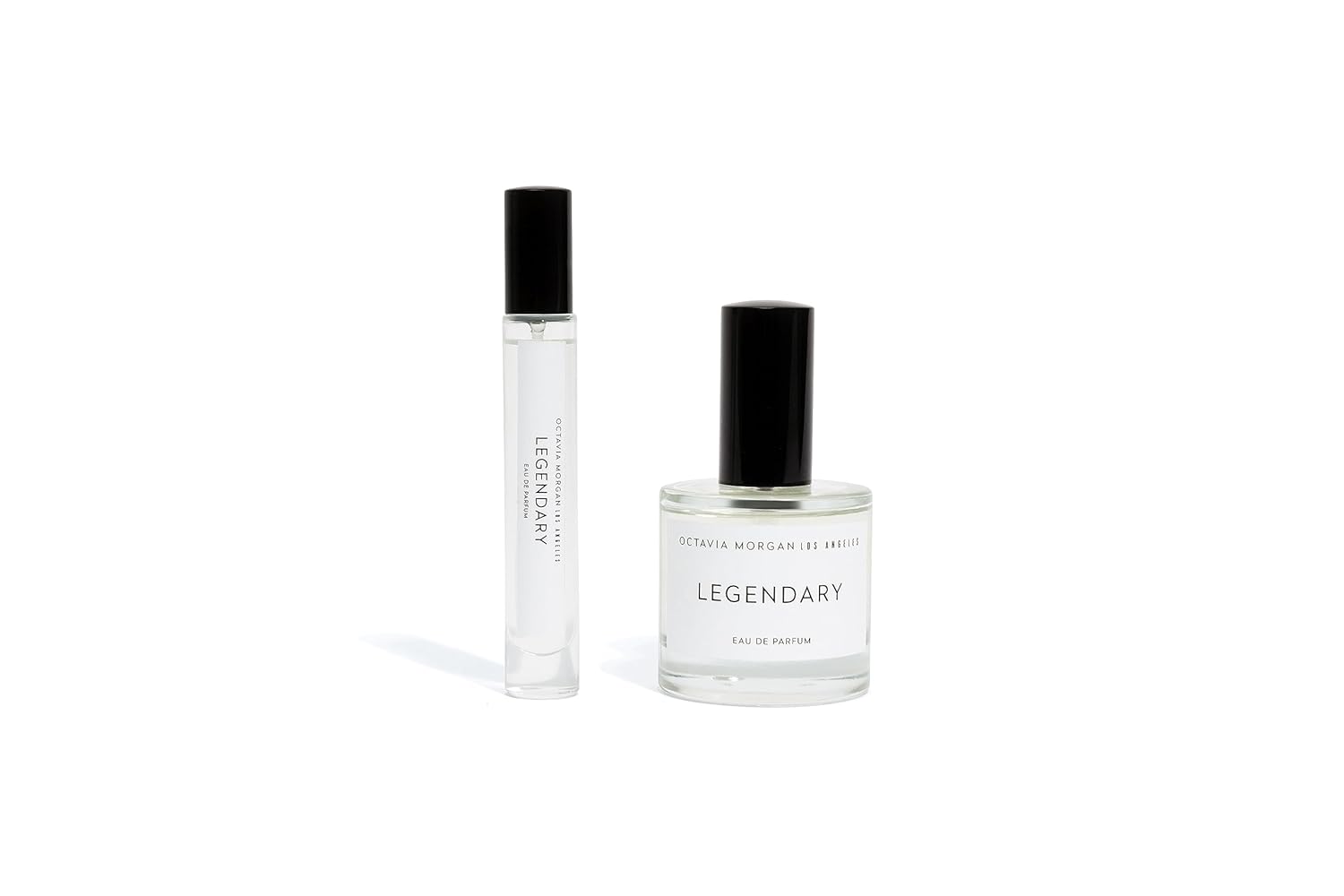 OCTAVIA MORGAN LEGENDARY Eau De Parfum - A Woody Spicy Travel Perfume with Amber, Cardamom & Papyrus, Crafted for Clean Elegance & Long-Lasting Presence- Unisex Fragrance with Rich, Modern Depth- 50ML