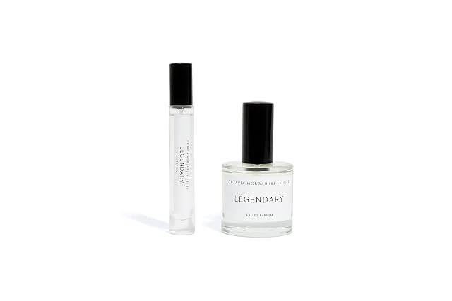 OCTAVIA MORGAN LEGENDARY Eau De Parfum - A Woody Spicy Travel Perfume with Amber Cardamom Papyrus Crafted for