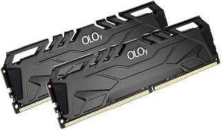 OLOy Black Owl 16GB (2x8GB) DDR4-2666MHz CL19 UDIMM Desktop RAM - Lifetime Warranty, Intel/AMD Compatible