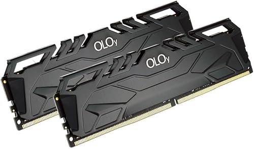 OLOy DDR4 RAM 32 GB (2 x 16 GB) búho negro 3600 MHz CL18 1.35V 288 pines para juegos de escritorio UDIMM (MD4U1636180DJ0DA)
