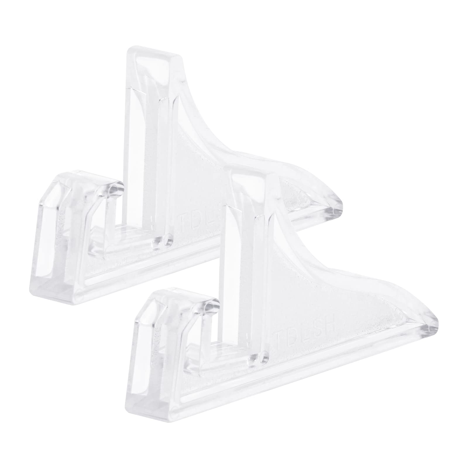 Coitak 2 PCS Acrylic Stands Clear Mini Display Easel Holder for Displaying Sand Picture