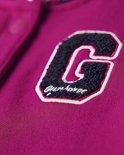 Gymboree Girls' and Toddler Embroidered Varsity Fall Jacket2