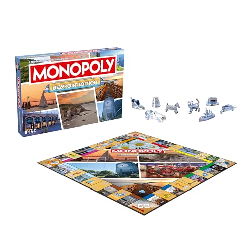 Monopoly Newport Edition juego de mesa para 2-6 jugadores miniatura 4
