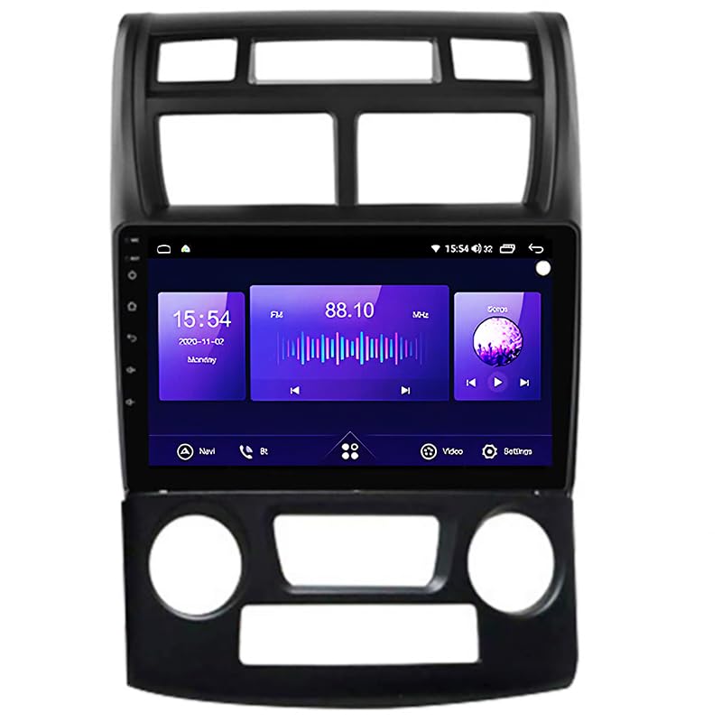 【Navigazione WiFi e GPS】Dotato di un ricevitore multimediale digitale WiFi integrato, questo dispositivo consente di navigare online o scaricare applicazioni direttamente quando connesso a un hotspot WiFi. La navigazione GPS online e offline integrata aiuta a trovare la strada con facilità, visualizzando chiaramente le app di navigazione del tuo smartphone sull'ampio schermo per una maggiore praticità.