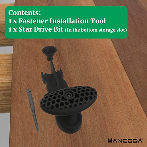 Universal Hidden Fastener Installation Tool, OneStep Install Hidden Fasteners for Composite