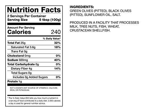 Fresh Pack Greek Olive Mix, Pitted, 5.3 oz