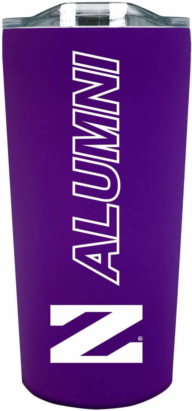 Campus Colors Collegiate Stainless Steel Travel Tumbler for Alumni - 18 oz - Double Walled Insulated Drinkware (LSU Tigers - Purple)