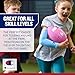 Champion Blitz Football (Youth, Classic/Black), All-Weather Football, Enhanced Grip, Durable Rubber Cover and Molded Laces, for Outdoor Sports & Training, Includes 6