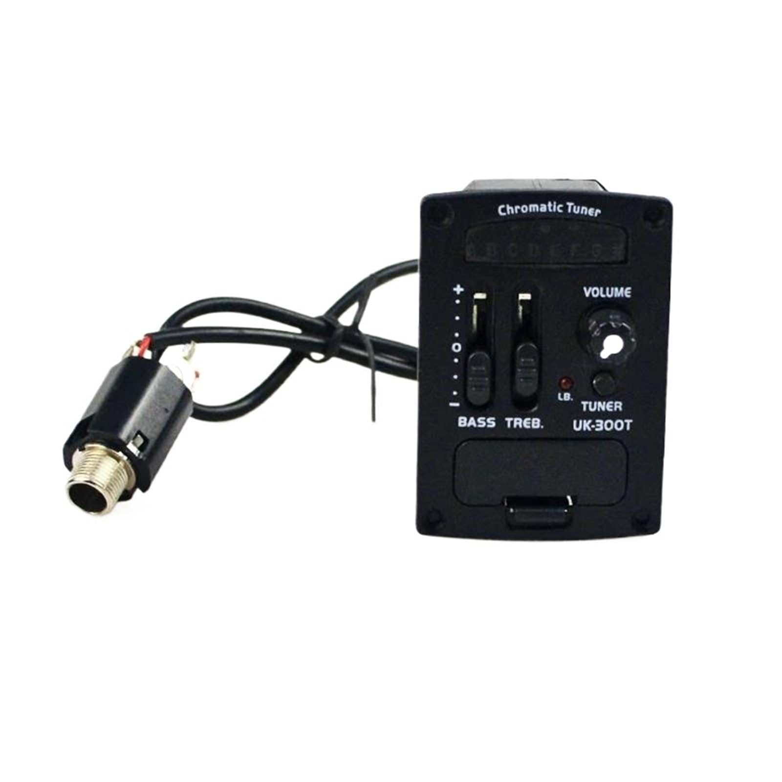 2-pasmowy Tuner Chromatyczny LED Soft Piezo Pickups EQ Equalizer Gitara Akustyczna Części Profesjonalne Akcesoria