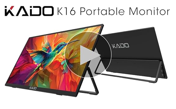 Amazon.com: Kado Portable Monitor 15.6'' FHD 1080p, Ultra