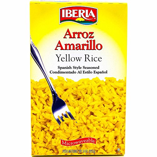 Iberia Spanish Style Seasoned Yellow Rice, 8 Ounce (Pack of 12)