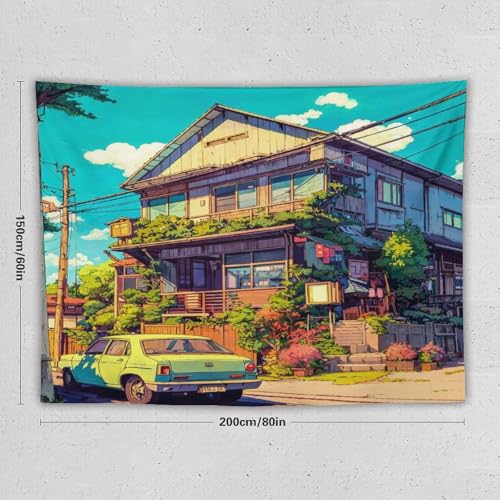 Tenture murale japonaise d'exception impression 3D grand format 150x200 - 2
