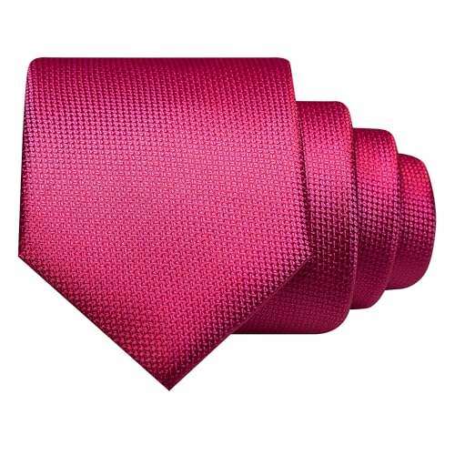 Image of JEMYGINS Mens Tie and Lapel Pin with Pocket Square Tie Clip Sets for Casual and Business 4PCS