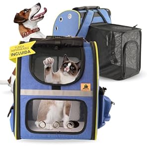 Mochila Gato Mochila para Gatos Mochila para Perros transportin Gato Grande Mochila Perro Mochila Gatos Transporte Mochila Mochila Perro pequeÃ±os Transportar Moto