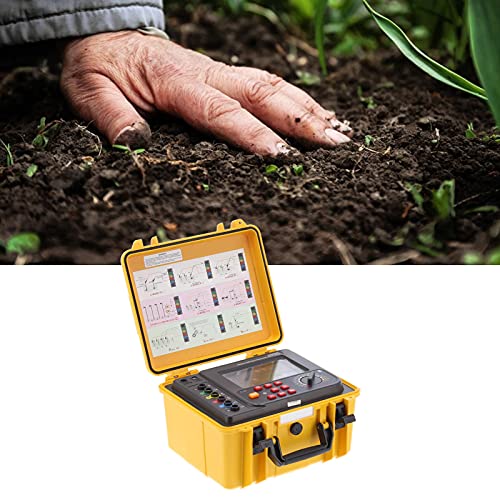 Image of ETCR3200C Earth Ground Tester Soil Resistivity Tester with Rechargeable Lithium Battery for Ground Measurement